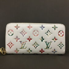 Cartera Larga Louis Vuitton Floral LV Jardín Cuero Cremallera Alrededor Blanca/4AG1669 segunda mano  Embacar hacia Argentina