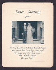Vintage wedding announcement for sale  NEATH