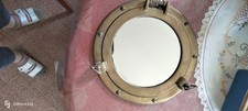 Miroir hublot laiton. d'occasion  Évian-les-Bains