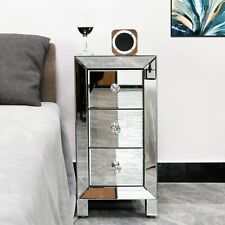 Mirrored nightstand drawer for sale  Flanders