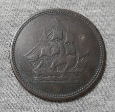 TOKEN DE MEIO CENTAVO ESCASSO LC-56C1 BRETON 1005 BAIXO BAS CANADÁ comprar usado  Enviando para Brazil