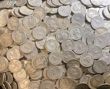Usado, Moedas de 25 centavos de prata de um rolo Washington 1932 a 1964 US$ 10 valor nominal - 90% comprar usado  Enviando para Brazil
