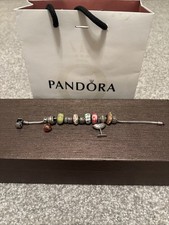 Pulseira com fecho de barril com miçangas Pandora comprar usado  Enviando para Brazil