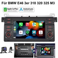 Do BMW E46 serii 3 318 320 325 M3 Carplay Radio samochodowe Android 14 GPS Nawigacja MIK Kam na sprzedaż  Wysyłka do Poland