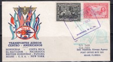 Nicarágua 1943 Staehle First Flight Cover, TACA Airlines, usado comprar usado  Enviando para Brazil