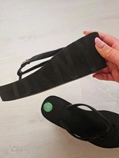 Dkny black wedges for sale  GLASGOW