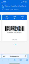 Foo fighters tickets for sale  Los Angeles