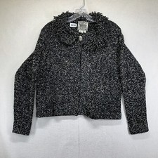 Suéter feminino Curio gola franja botão de metal manga longa malha escura gótica comprar usado  Enviando para Brazil