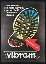 Vibram manifesto poster usato  Torino
