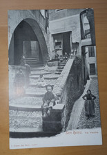 Cartolina antica san usato  Pettinengo