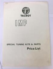 Talbot imp car for sale  LEICESTER