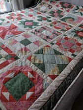 Handmade patchwork cotton for sale  PETERBOROUGH