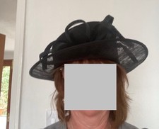 Black occasion hat for sale  WINDERMERE