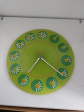 Wanduhr zeitpunkt grün gebraucht kaufen  Berlin
