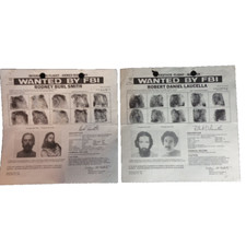 Vintage fbi wanted for sale  Cincinnati