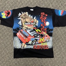 Camiseta Nascar Vintage 1997 Jeff Gordon Jurassic Park The Ride XXL Perfeita Nunca Usada! comprar usado  Enviando para Brazil