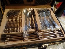Royalty line silberbesteckset gebraucht kaufen  Letschin