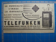 Telefunken operette panoramic d'occasion  Beaumont-de-Lomagne