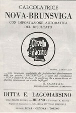 Pubblicita 1927 calcolatrice usato  Biella