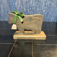 Vintage wooden cow for sale  Clemmons