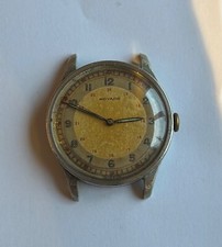 Vintage Tamanho Grande Raro Movado Chrome Estojo Calibre 75 Running comprar usado  Enviando para Brazil