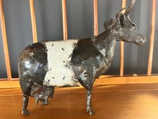 Recycled metal cow for sale  Omaha