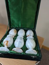 Set onyx alabaster for sale  BURY ST. EDMUNDS