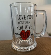 Novelty beer glass for sale  ROTHERHAM