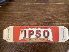 Banner de papel publicidade início do século 20 c. 'IPSO' por bórax comprar usado  Enviando para Brazil