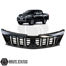 Grelha frontal para Mitsubishi L200 2015-2019 grelha preta brilhante Triton upgrade comprar usado  Enviando para Brazil