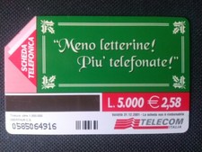 Scheda telefonica collezione usato  Ragusa