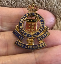 Military badge raoc for sale  YORK