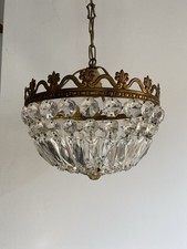 Lustre plafonnier pampilles d'occasion Lustre plafonnier pampilles d'occasion  Saales