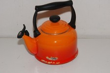 Creuset orange enameled for sale  San Jose