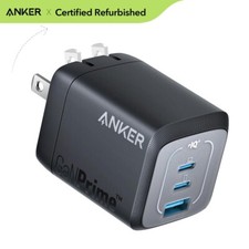 Cargador de pared Anker Prime 67W USB C 3 puertos GaN carga rápida PPS para teléfono segunda mano  Embacar hacia Mexico
