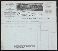 Usado, 1926 Illustrated Billhead Northampton Church & Company fabricante de sapatos comprar usado  Enviando para Brazil