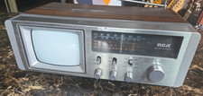 1984 RCA AJR 054W preto e branco VHF/UHF TV e unidade AM/FM AC/Potência da bateria TESTADO comprar usado  Enviando para Brazil