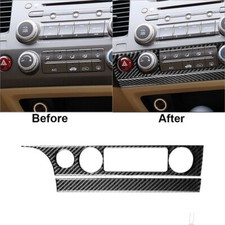 Guarnição de capa de controle climático interior de fibra de carbono para Honda Civic 8º 2006-2011 comprar usado Guarnição de capa de controle climático interior de fibra de carbono para Honda Civic 8º 2006-2011 comprar usado  Enviando para Brazil