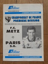 Programme match metz d'occasion  Paris XI
