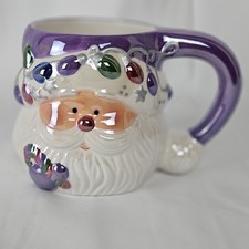 Vintage puple santa for sale  Saginaw