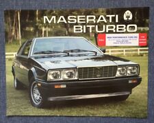 1985 maserati biturbo d'occasion  Expédié en France