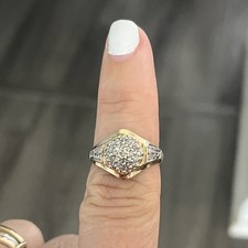 Vintage diamond cluster for sale  Pewamo