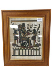 Framed vintage egyptian for sale  RUGBY