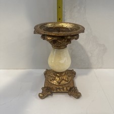 Alabaster marble candlestick for sale  Longwood