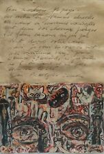 Tableau huile papier d'occasion  Saint-Saëns