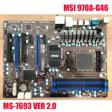 Placa-mãe DDR3 6Gb/s soquete AM3+ AMD SATA 6Gb/s para MSI 970A-G46 MS-7963 Ver 2.0, usado comprar usado  Enviando para Brazil