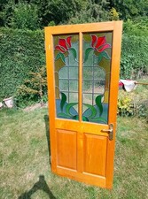 Stained glass door for sale  UK