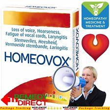 HOMEOVOX Perda de Voz, Cordão Vocal / Tensão de Acordes, Laringite, Homeopatia 60 Comprimidos comprar usado  Enviando para Brazil