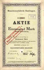 Maschinenfabrik esslingen 1919 gebraucht kaufen  Bayreuth