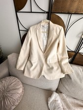Blazer favorito da Zara Blogger, TAMANHO P - Esgotado - Cor creme - 1 botão comprar usado  Enviando para Brazil